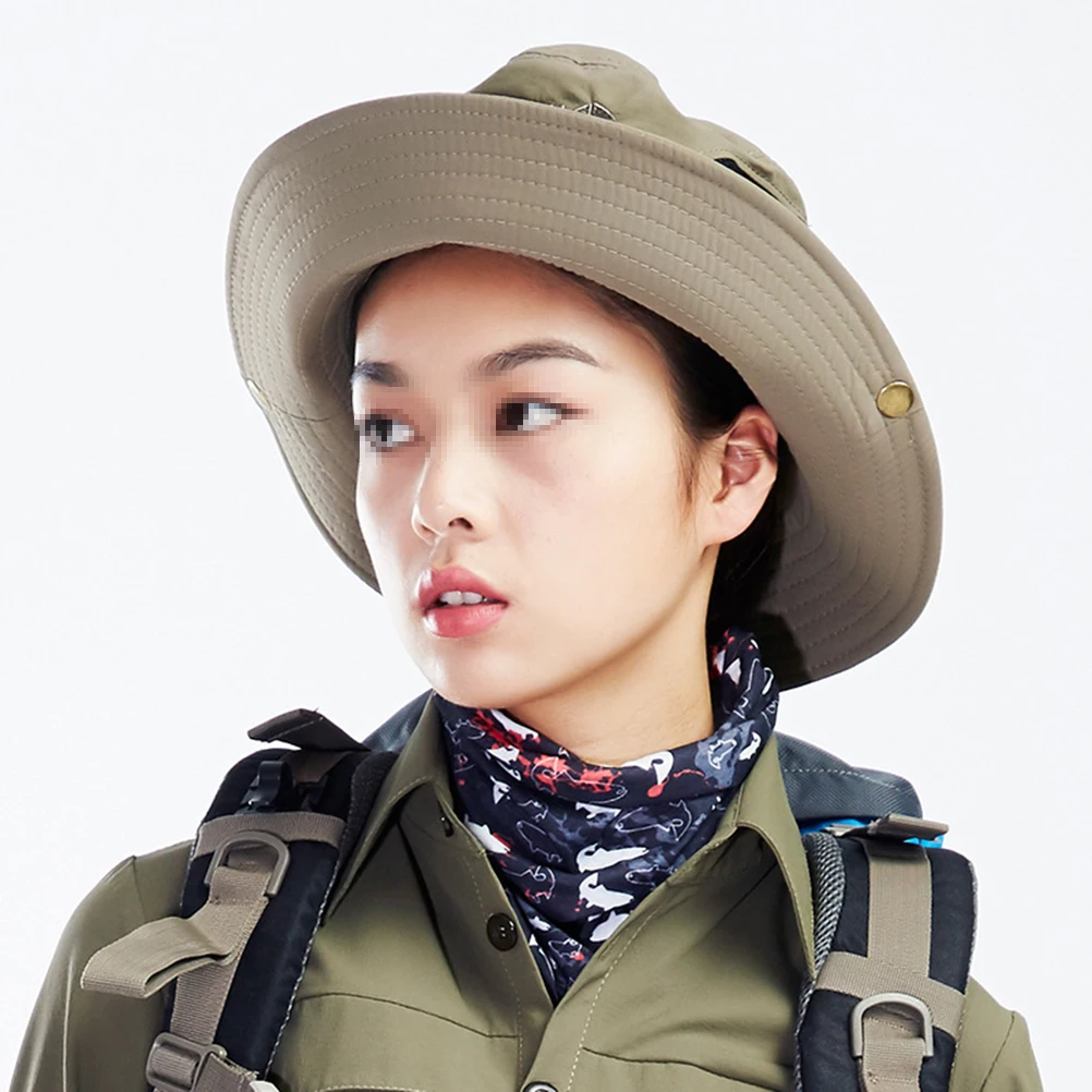 

Quick Dry Sun UPF50+ UV Protection Lightweight Outdoor Fishing Hiking with Air Vent Adjustable 54-59cm Beige for Camping