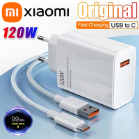 Xiaomi Original 120W Ultra Fast Charger QC 5.0 EU Plug 6A Type C Cable For IPhone Pro Max Samsung Rapid Charging Adapter 2025