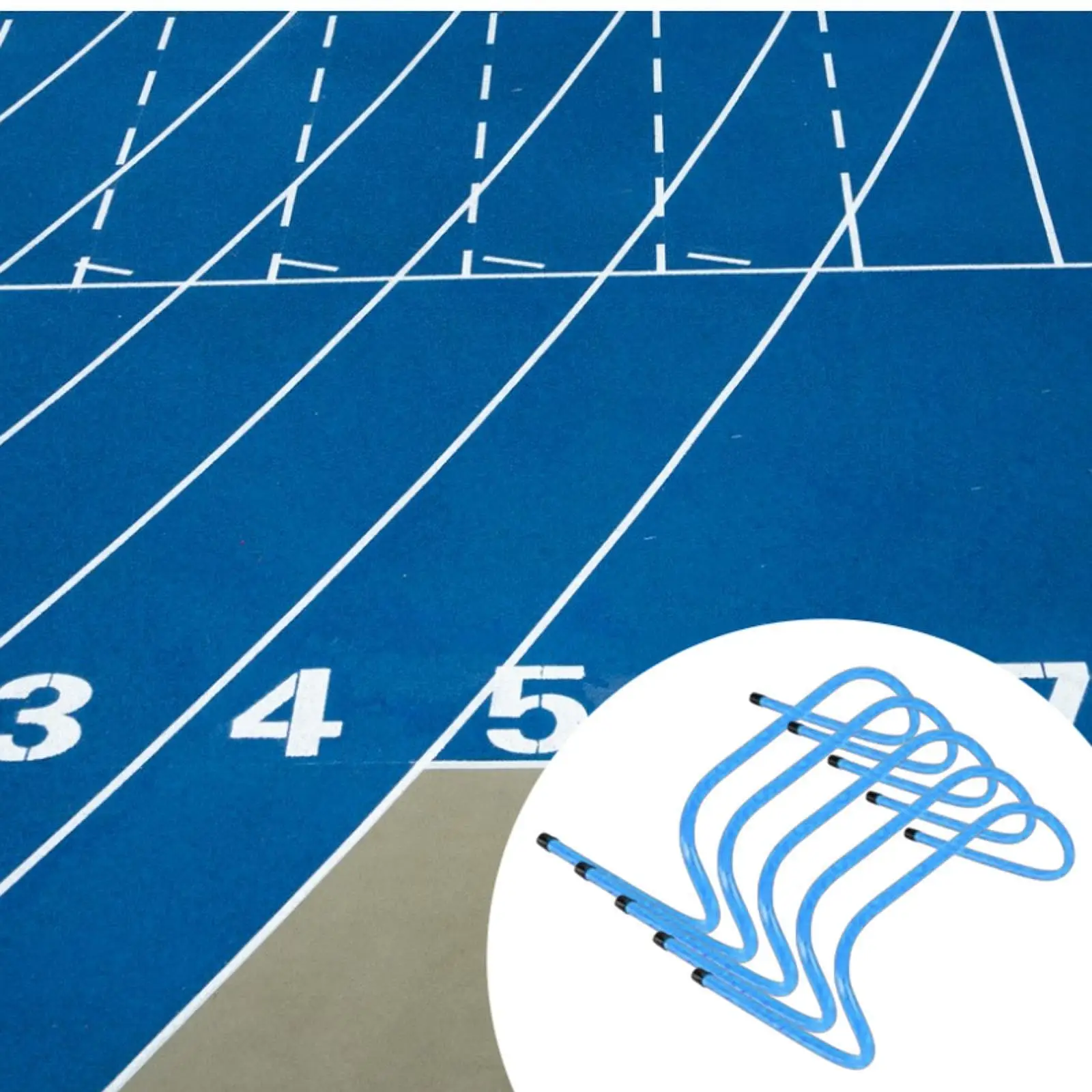 Speed Agility Training Hurdles PVC Exercise Obstacle for Outdoor Workout and Kids Soccer Practice