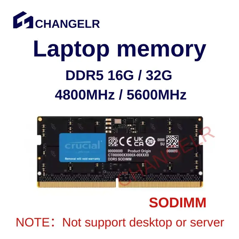 

Новая оперативная память для ноутбука DDR5, ОЗУ для ноутбука MT Cru DDR5 16 ГБ 32 ГБ 5600 МГц 4800 МГц 16 ГБ 32 ГБ фонарь DDR5 16 Гб SODIMM 5600 МГц 4800 МГц DDR5