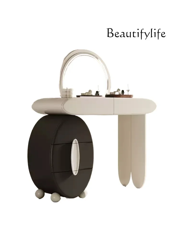 

Italian minimalist dresser designer simple light luxury high-end bedroom storage makeup table