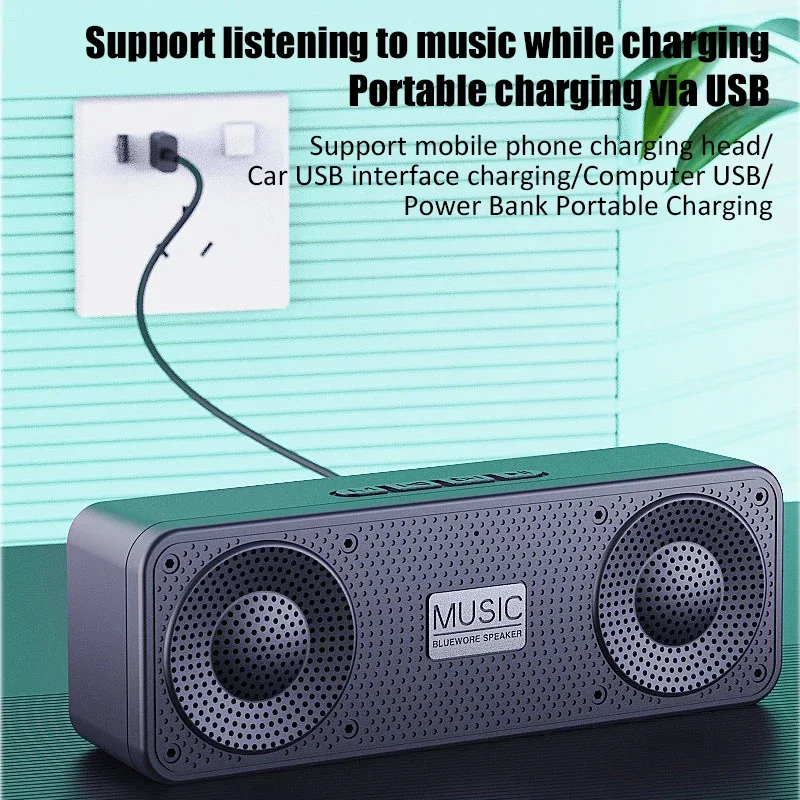 Bluetooth S18 Wireless Creative Smart Speaker Mobile Phone Audio Computer Subwoofer Outdoor Convenient Radio