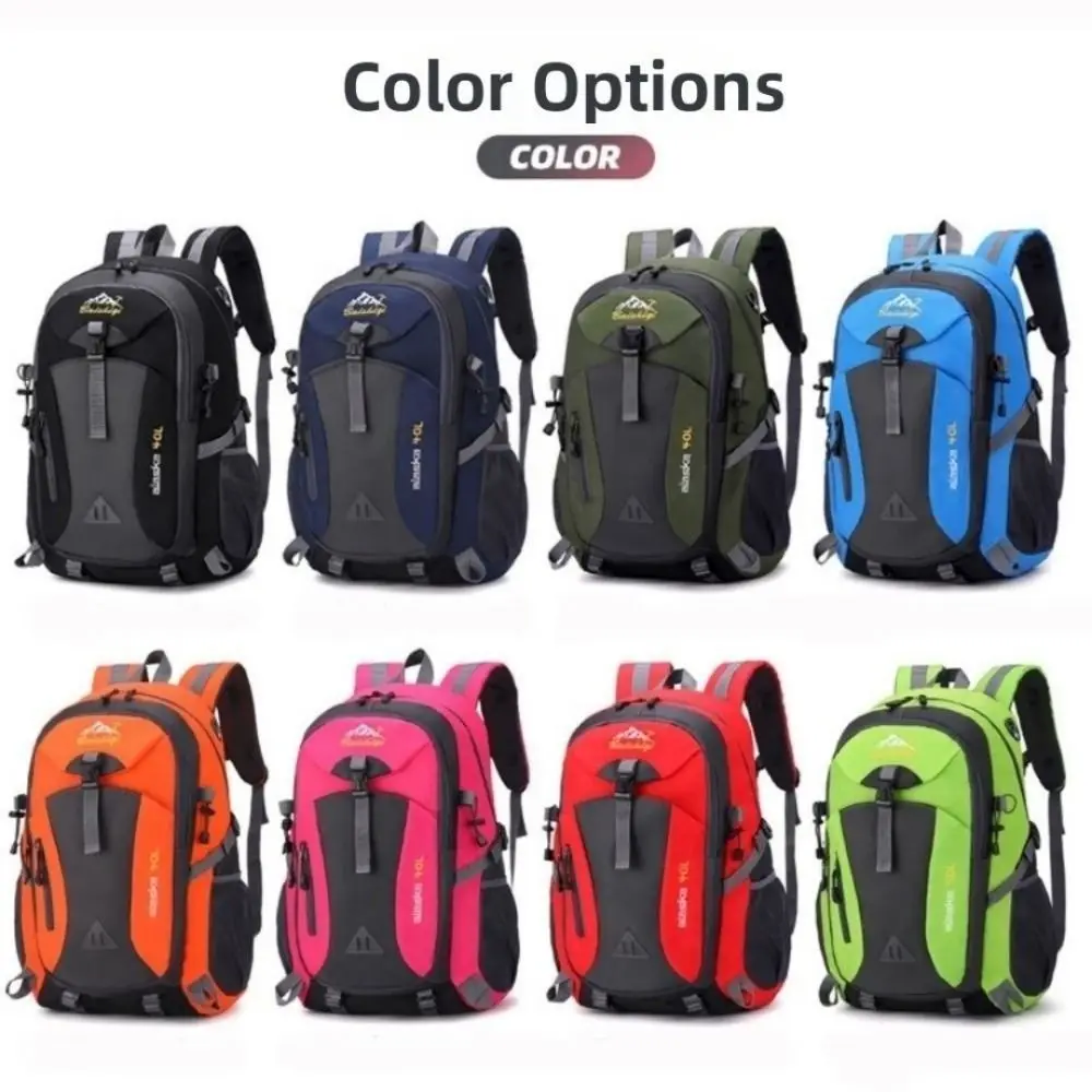 High Quality 40L Hiking Backpack Lightweight Multi-Compartment Mountaineering Bag Waterproof Adjustable Travel Backpack Camping