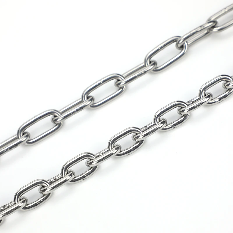 1 Meter 304 Stainless Steel Outdoor Long Link Chain Waterproof and Anti-rust For Lifting Binding 1.2/1.5/2/2.5/12MM