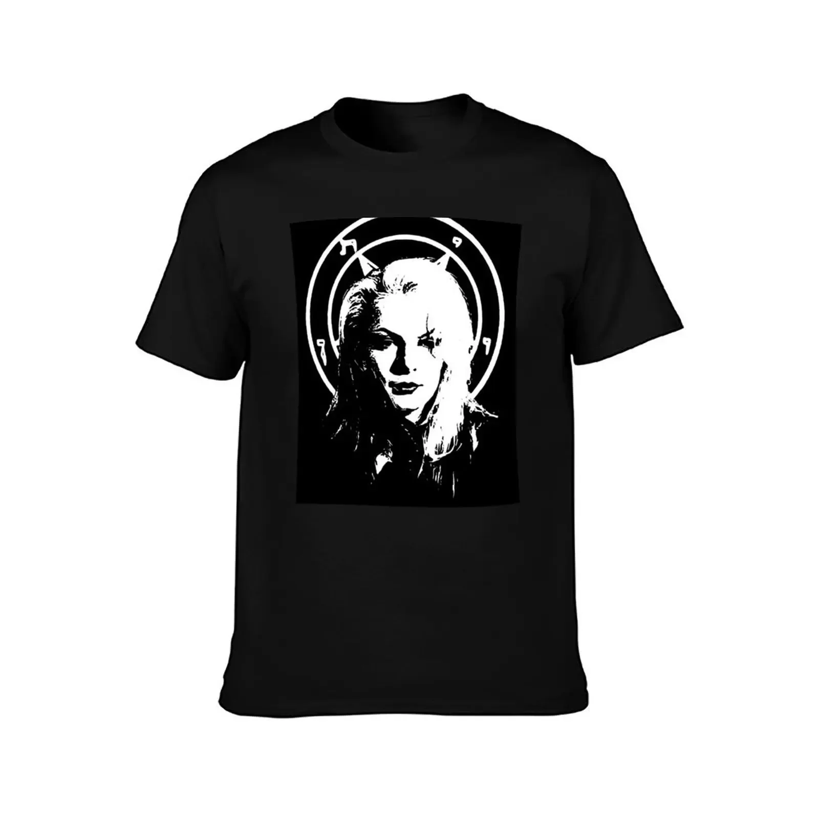 Zeena LaVey - Church of Satan T-Shirt croswit shirt man blue lock mens fashion