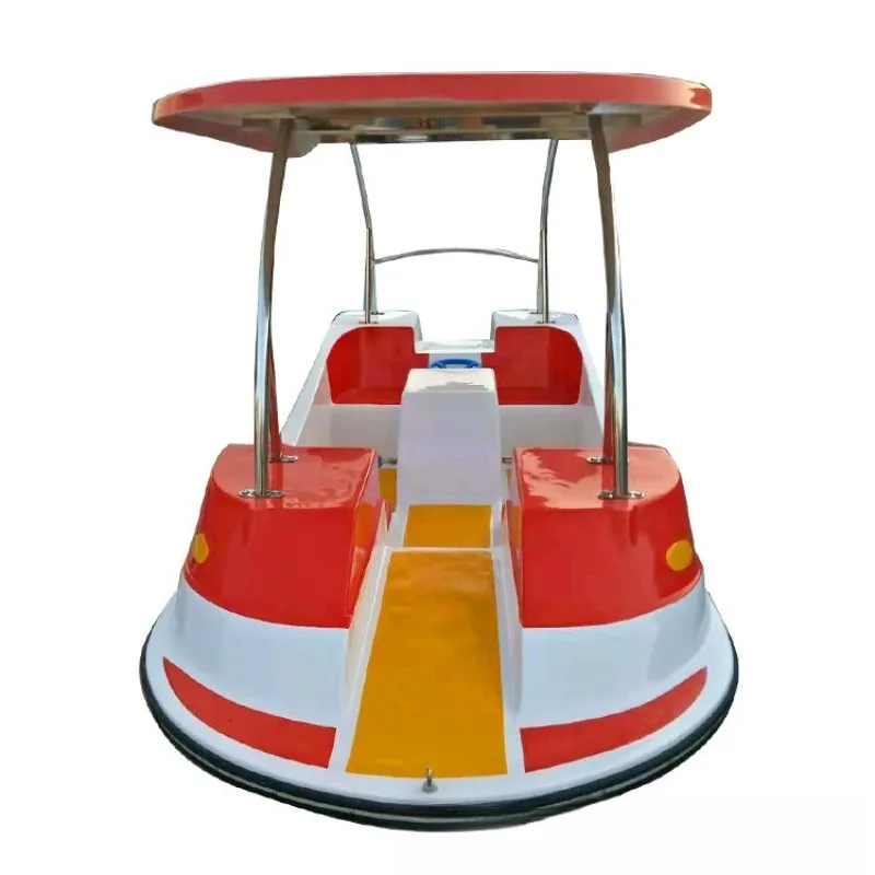 

Water Pedal Boat 4 Fiberglass Pedal Boat, Park Cruise Boat Scenic Sightseeing Boat