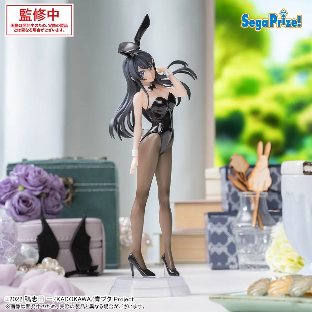 Original SEGA Sakurajima Mai Desktop×Decorate Collections Anime Figure Toys Rascal Does Not Dream of Bunny Girl Senpai Figurine