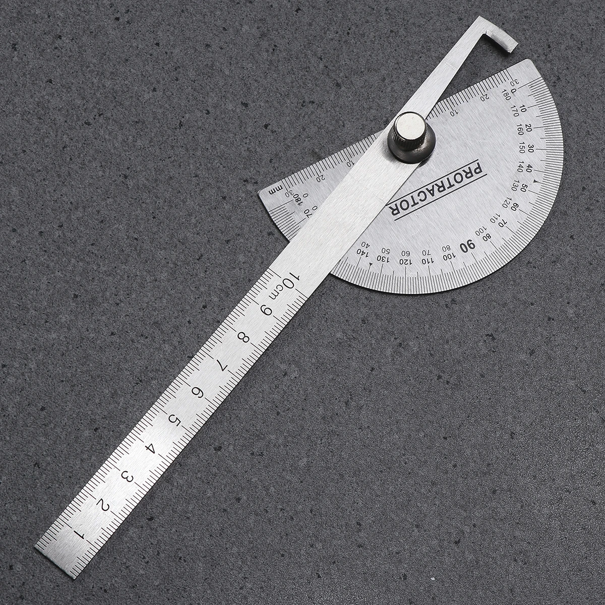 2-teiliges Multi-Winkel-Messlineal, Winkelmesser, Goniometer, Metallfertigungstools