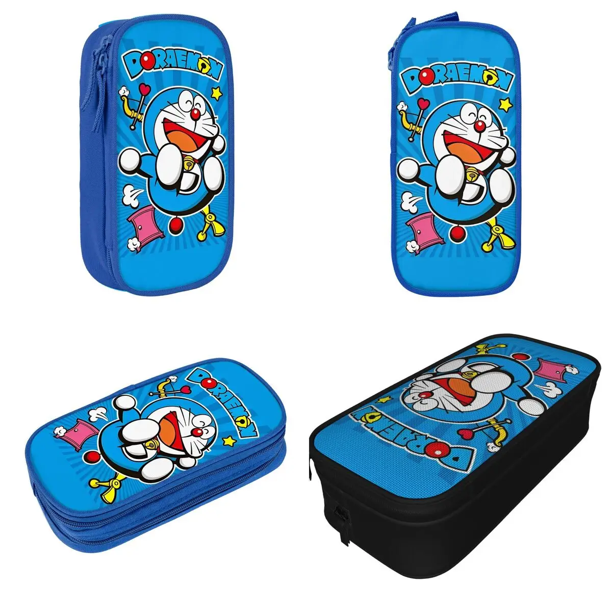 Classic D-Doraemons Anime Pencil Case Pencil Pouch Pen for Student Big Capacity Bag School Supplies Gift Accessories