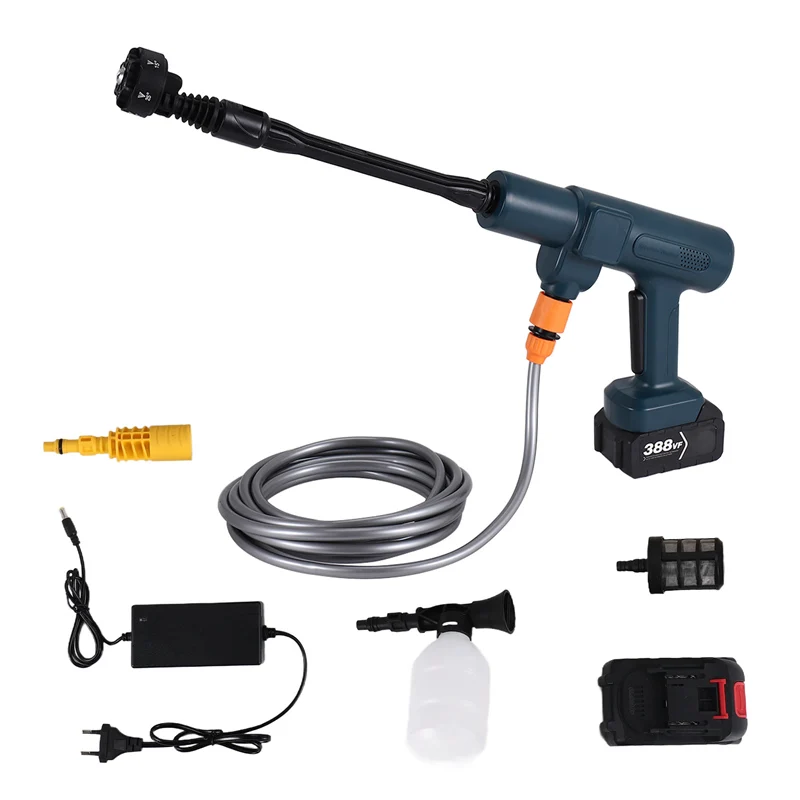 15Bar Brushless Electric High Pressure Washer Water Tool Cordless Car Washer Cleaning Garden For Makita Battery EU Plug