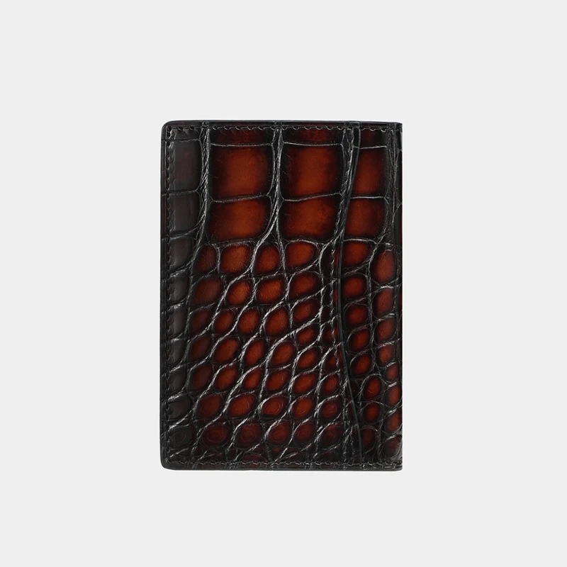DIMY 2026 New American Crocodile Pickup Bag Folding Wallet for Men and Women Small, Portable and Fashionable Wallet