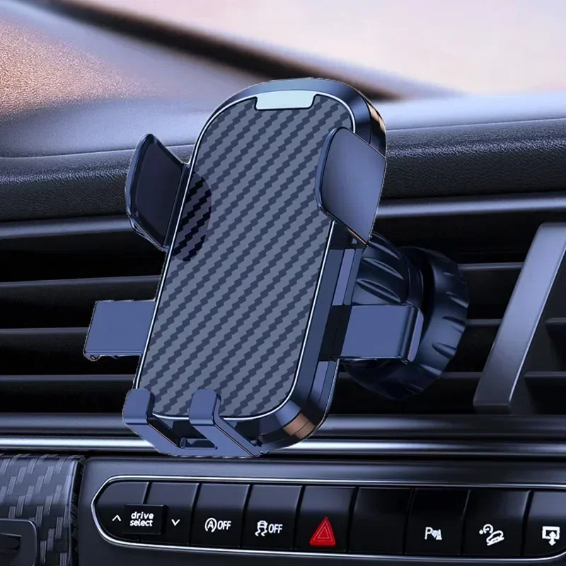 Universal Phone Holder In Car Mobile Mount Stand Air Vent Hook Clip Car Phone Holder for IPhone Xiaomi Samsung Cellphone Support