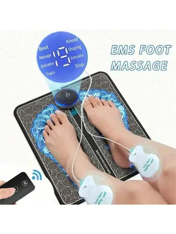 Electric Foot Massager Pad Muscle Massage Relaxation Trainer For Massage Fitness Outdoor Sport Home Family Relax