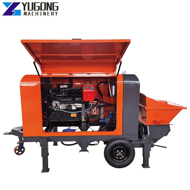 YG Diesel-Powered Concrete Pump Efficient and Reliable for Construction and Building Projects for Sale