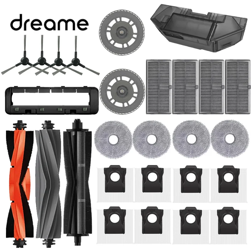 Dreame L10s Pro Ultra Heat, X30 Ultra, X30 Pro Akcesoria zamienne do odkurzacza Główna szczotka boczna Filtr Mop Worek na kurz