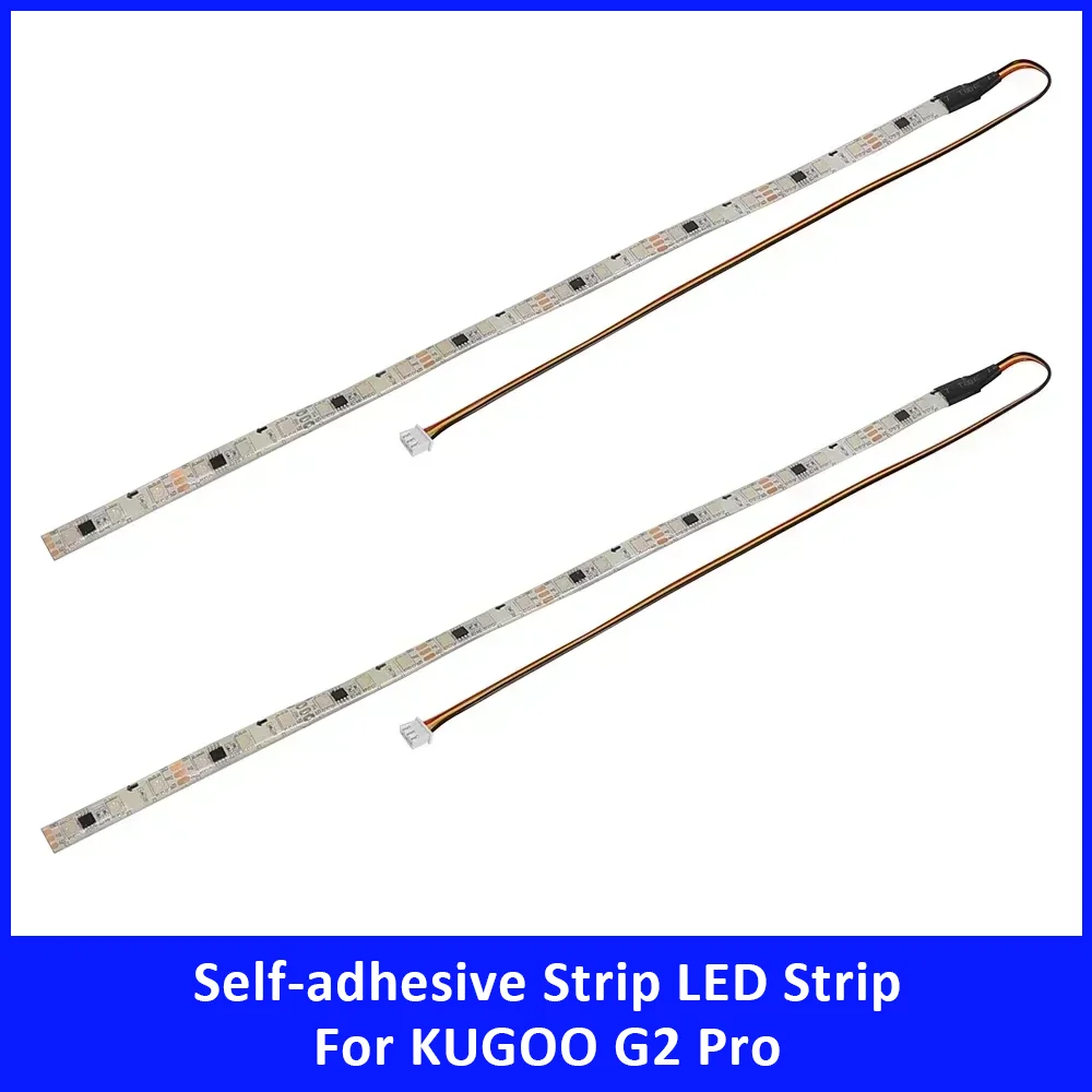 

Самоклеящаяся световая лента для KUGOO G2 Pro, аксессуары для электрического скутера, предупреждение о ночной безопасности, фонарик, барная лампа, светодиодная лента