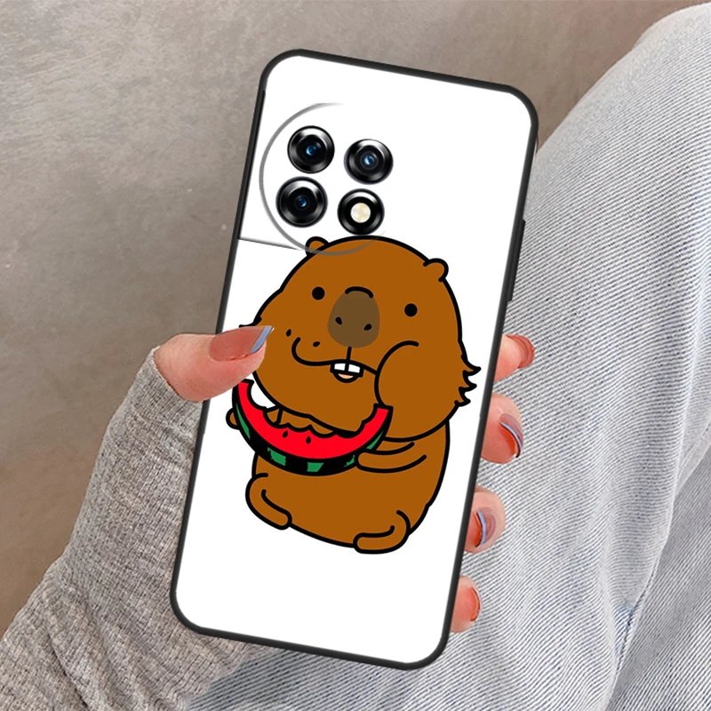 حافظة كابيبارا كارتونية لطيفة لهاتف Oneplus 11 8 9 10 Pro 9RT 10T 8T Ace Oneplus Nord 2 2T N10 N20 CE 3 Lite #5