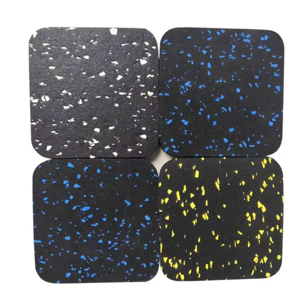 Uphill Training Treadmill Incline Riser Blocks High-Density Rubber Top Shock Absorption Noise Reduction Mats Foam Base