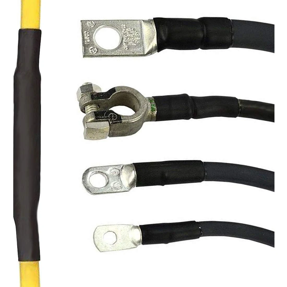 127 قطعة من أنابيب الانكماش الحراري 2:1، تشكيلة لف كابل الأسلاك الكهربائية العازلة للحرارة (7 مقاسات)