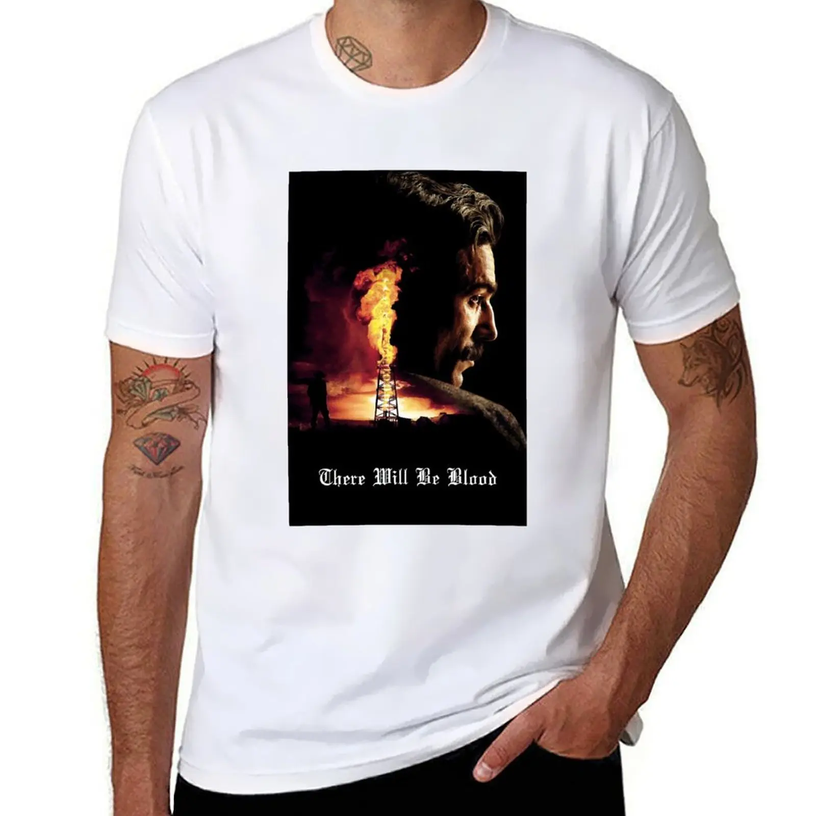 

Vintage Retro There Will Be Blood 2007 T-Shirt t shirts for man slim fit man t shirts cotton T-Shirt