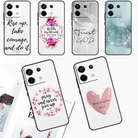 Bible Verse Faith Jesus cross Case For Xiaomi Redmi Note 12 11 9 10 13 Pro Plus 9S 10S 11S 12S Redmi 12 10 C 9C 13C Cover