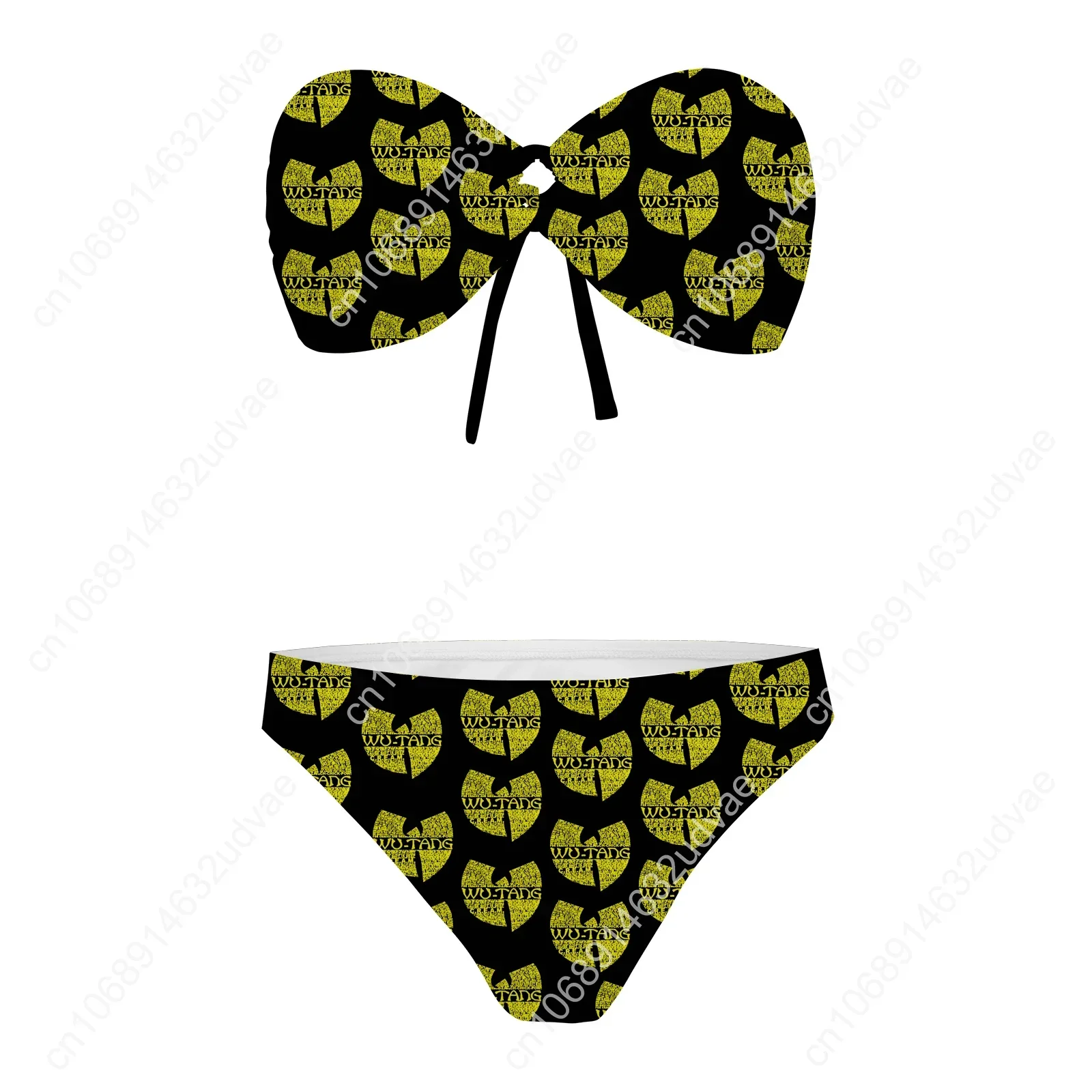 W-Wu Strapless Swimsuit T-Tang C-Clans Womens Bathing Suits Personalized Fashion Swimwear Pool Party Bikini Customize Beachwear - view 2