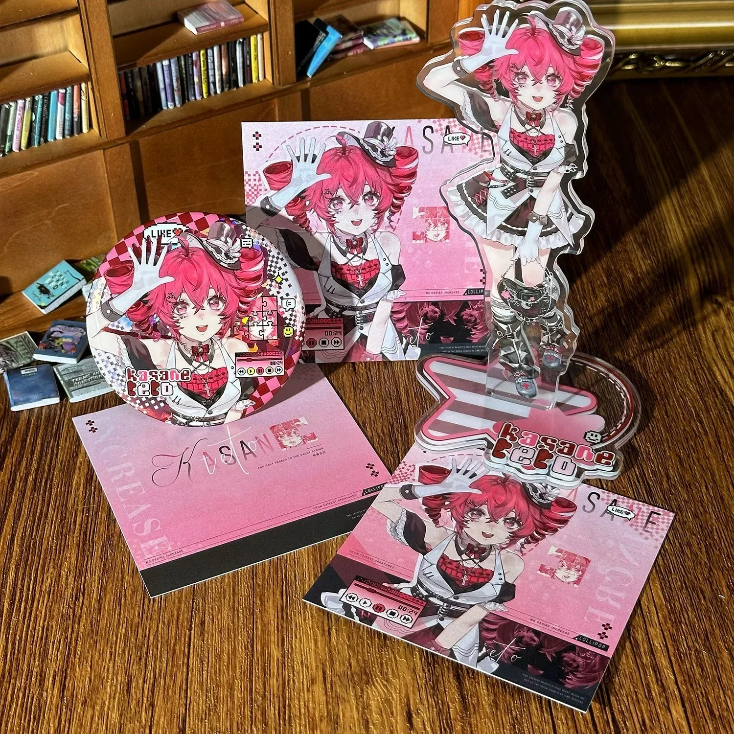 【 Scallion Diary 】 Heart rate imbalance stress teto doujin guzi badge bar standing plaque