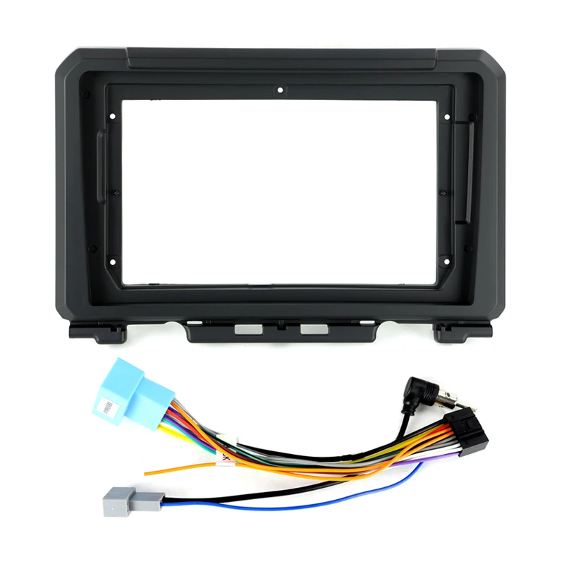 NaviFly Radio samochodowe Fascia Frame cable 2Din dla Suzuki Jimny 2018-2020 Panel montażowy Multimedialny adapter deski rozdzielczej Zestaw