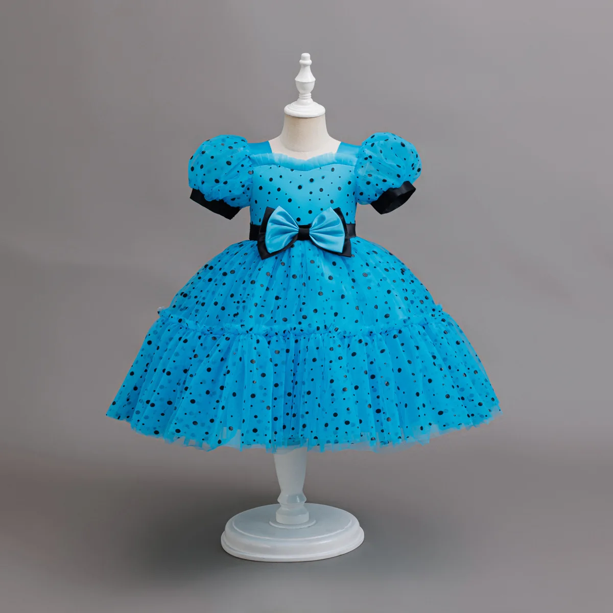 

Вечернее платье для девочек в горошек, детская фатиновая одежда принцессы для девочек, детские красные платья для детей 3-10 лет