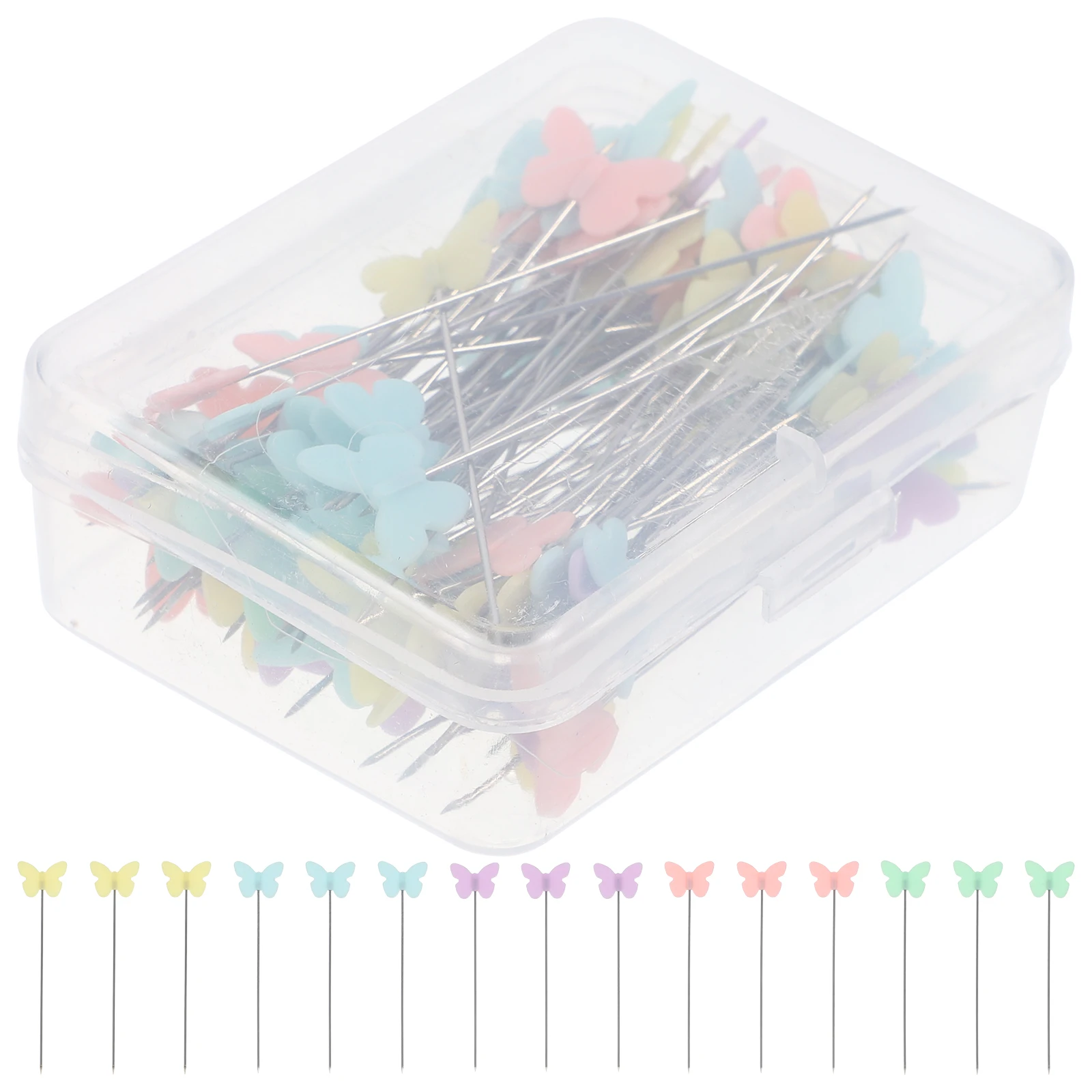 

100pcs Large Head Pins Decorative Straight Pins For Dress Making Quilting Wedding Bouquet Sewing Supplies Craft