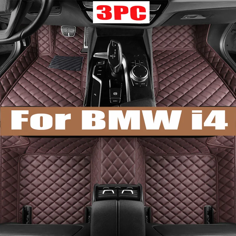 

Car Floor Mats For BMW i4 2022 Custom Auto Foot Pads Automobile Carpet Cover Interior Accessories