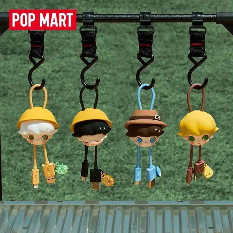 POP MART DIMOO Jurassic Dinosaur Series Cavo dati Scatola cieca Scatola cieca di ricarica Scatola misteriosa giocattolo Figura Scatola a sorpresa