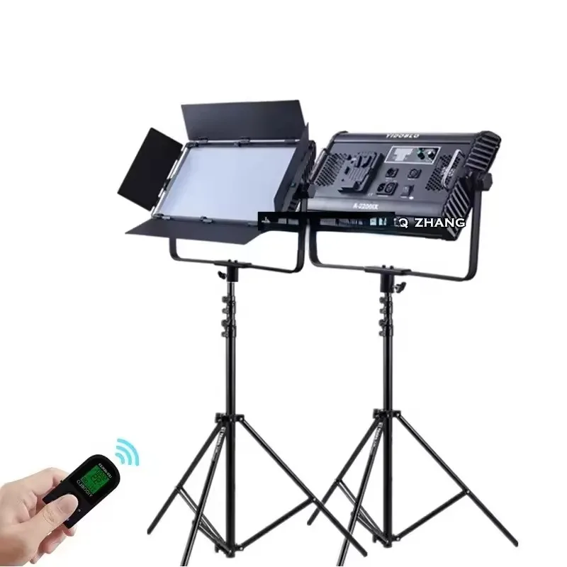 140w Remote Control Photo Studio Light Kit with Stand A-2200IIX BI Color Dimmable LED Soft Panel Light Video Lighting