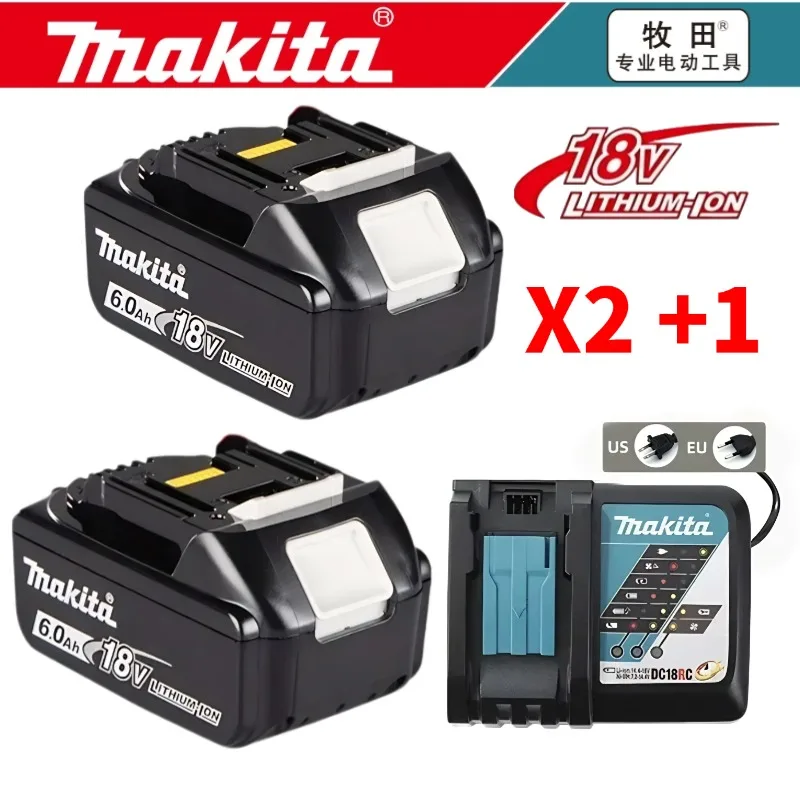 

BL1860 18650 Rechargeable Battery 18V 6.0Ah Lithium ion Makita 18v Battery BL1840 BL1850 BL1830 BL1860B LXT Power Tool