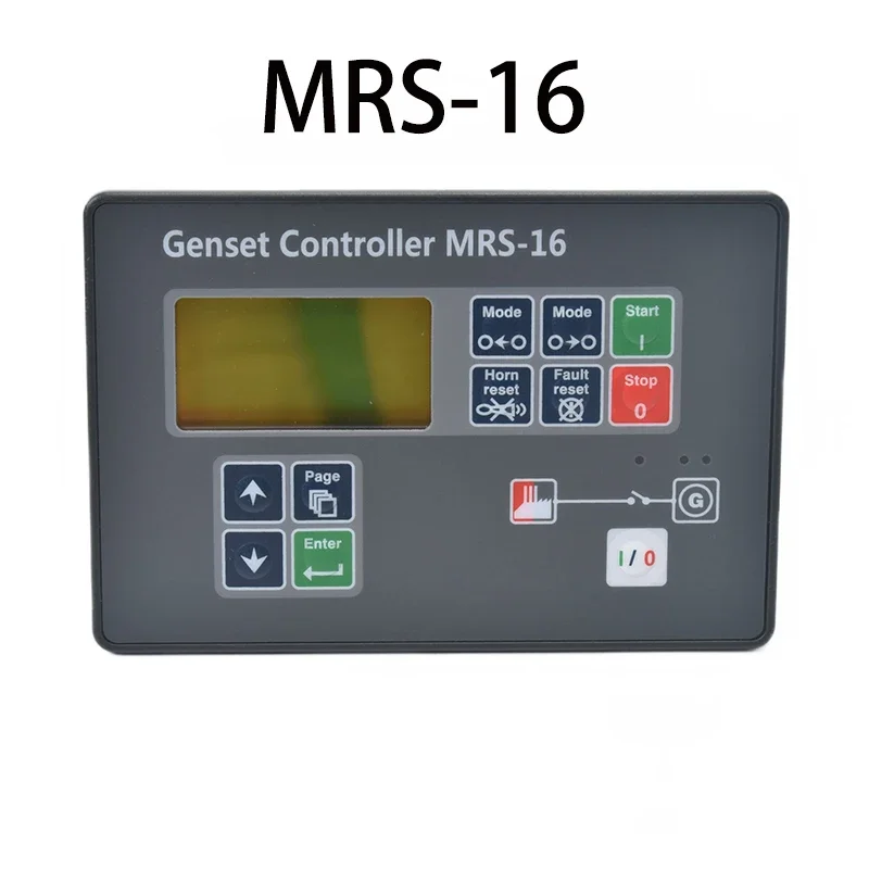 MRS16 Original Diesel Generator Set Controller LCD Automatic Remote Start Control Panel MRS-16 Generator Accessories