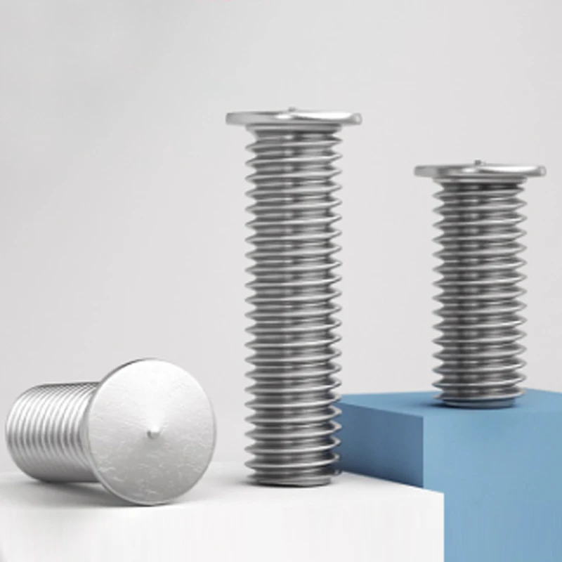 M4 M5 M6 M8 Spot Welding Threaded Studs 316 Stainless Steel Welding Screws Bolts Length 8mm/10mm/12mm/16mm/20mm-30mm Fasteners