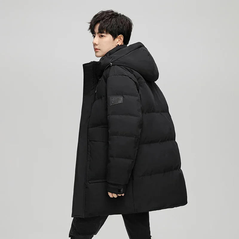 Designer Clothes Men Luxury 's Down Jacket Ultralight Duck Male Padding Long Coat Winter