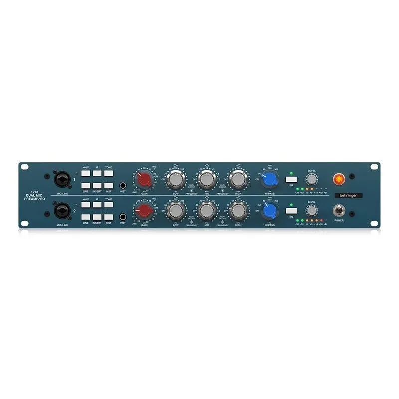 Dual Microphone Preamplifier Professional Audio Preamplifier Low Noise High Fidelity Sound Preamplifier for Dynamic Condenser