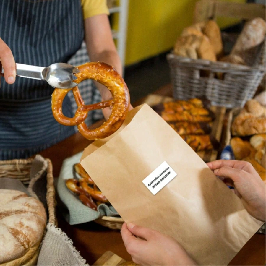 Thermal Label Printer Paper, White Square Self-Adhesive Thermal Paper, Thermal Labels Compatible With M110 M120 M200 M220 Label