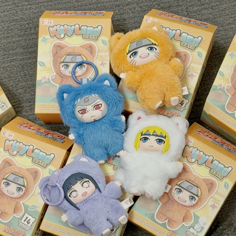 

Cute Cat Ear Plush Doll Blind Box Kawaii Standing Figure Toys Anime Plush Doll Collectible Desktop Ornaments Gift Fans