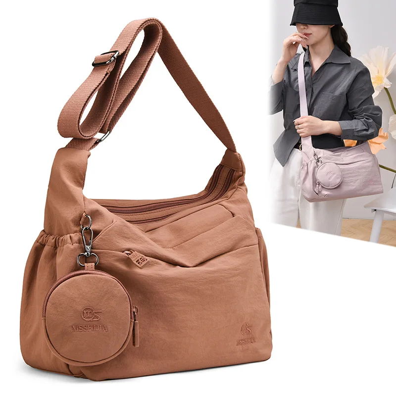 Large Capacity Casual Tote Bag Fashionable Underarm Commuter Bag 2026 New Style Minority Trend Handbag for Men And Women