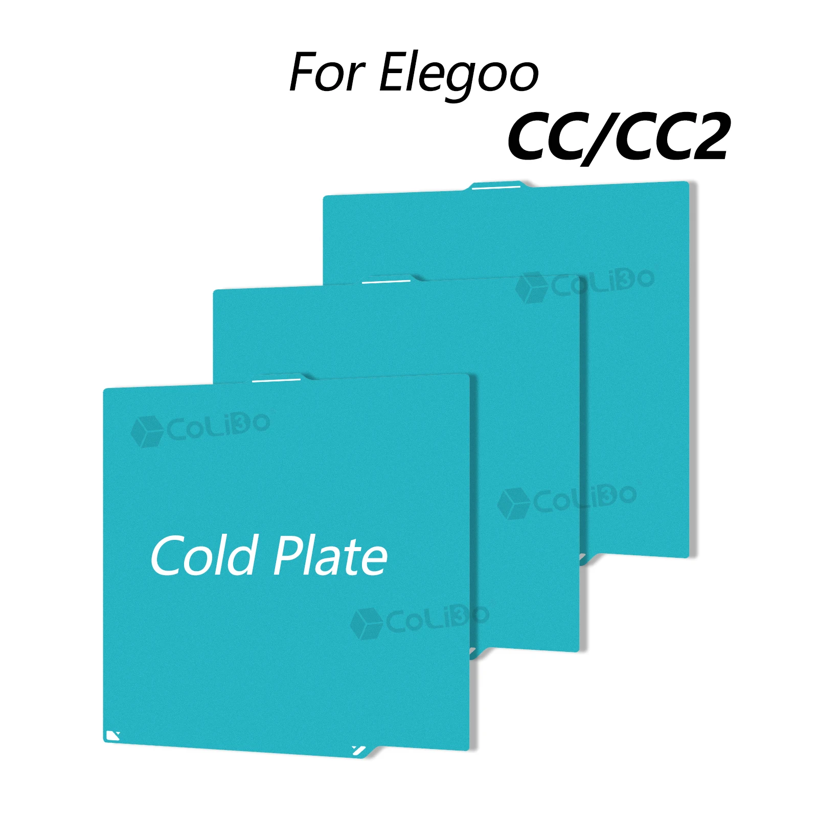 PEI Cold Plate For Elegoo CC/CC2 3d printer 260x271mm Spring Steel Double-sided Printing Elegoo Build Plate 3D Printer Parts
