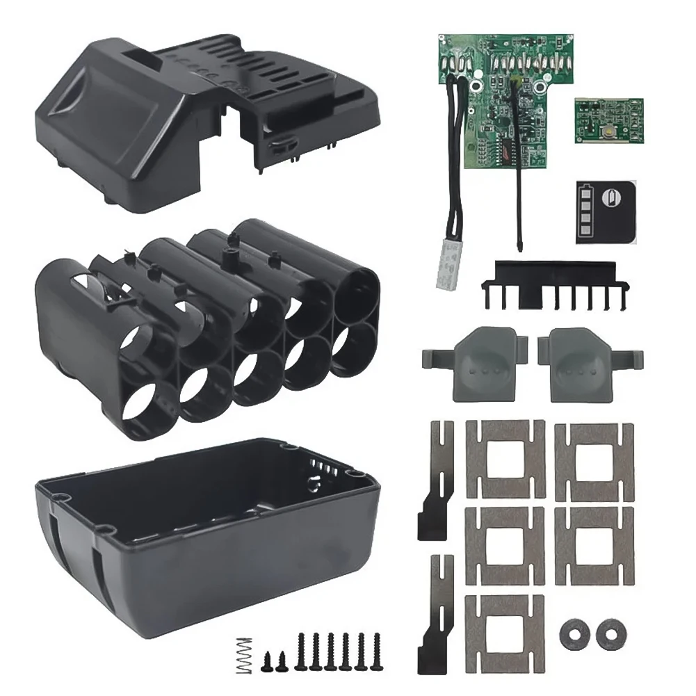 10Cells Plastic For Case Box With PCB Protection Board For BSL1830 18V Li-Ion For Pack Repair Assembly Tool Accessories