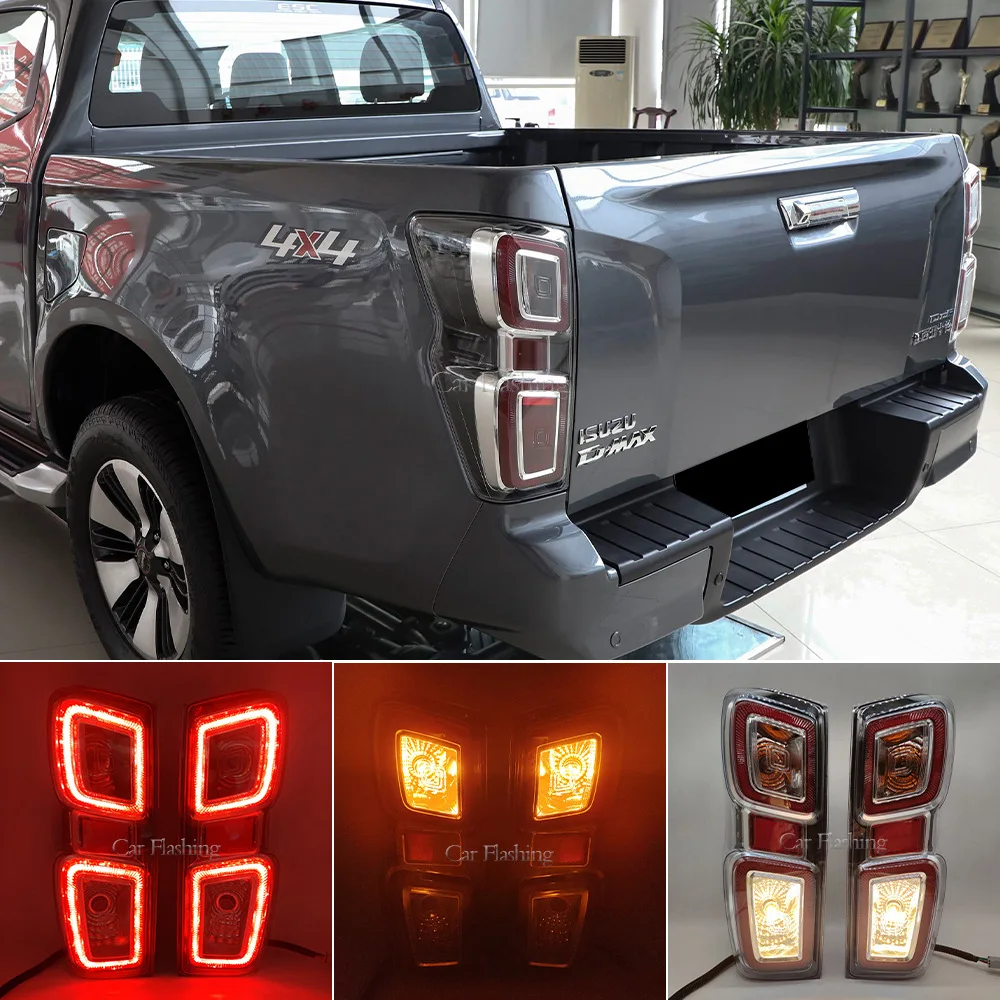 

For the rear tail lights of Jiangxi Isuzu DMAX pickup trucks, the new DMAX rear collision prevention tail lights, models 20-22,