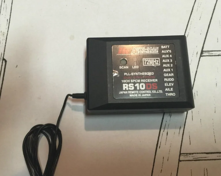 90% NEW 72MHZ 72M JR RS10DS Auto scan 10 Channel SPCM SCAN SELECT RECEIVER PLL-Synthesized Dual Conversion