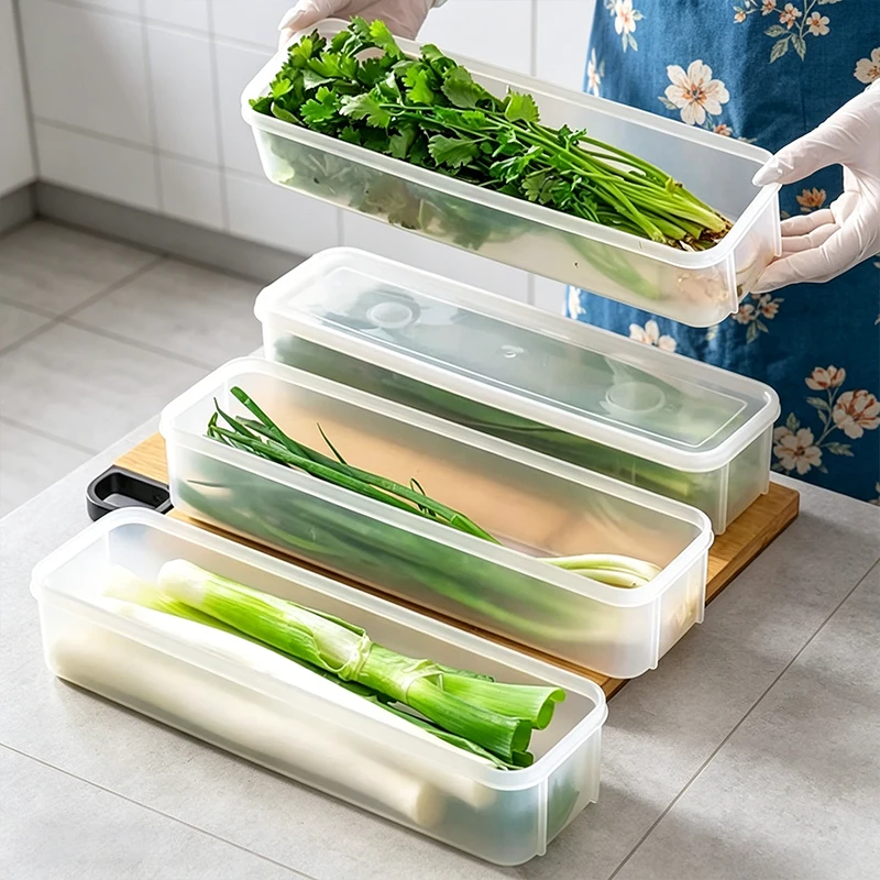 Refrigerator fresh-keeping storage box, fresh-keeping artifact,Small Food Preservation Boxes,Transparent Sealed Storage Box