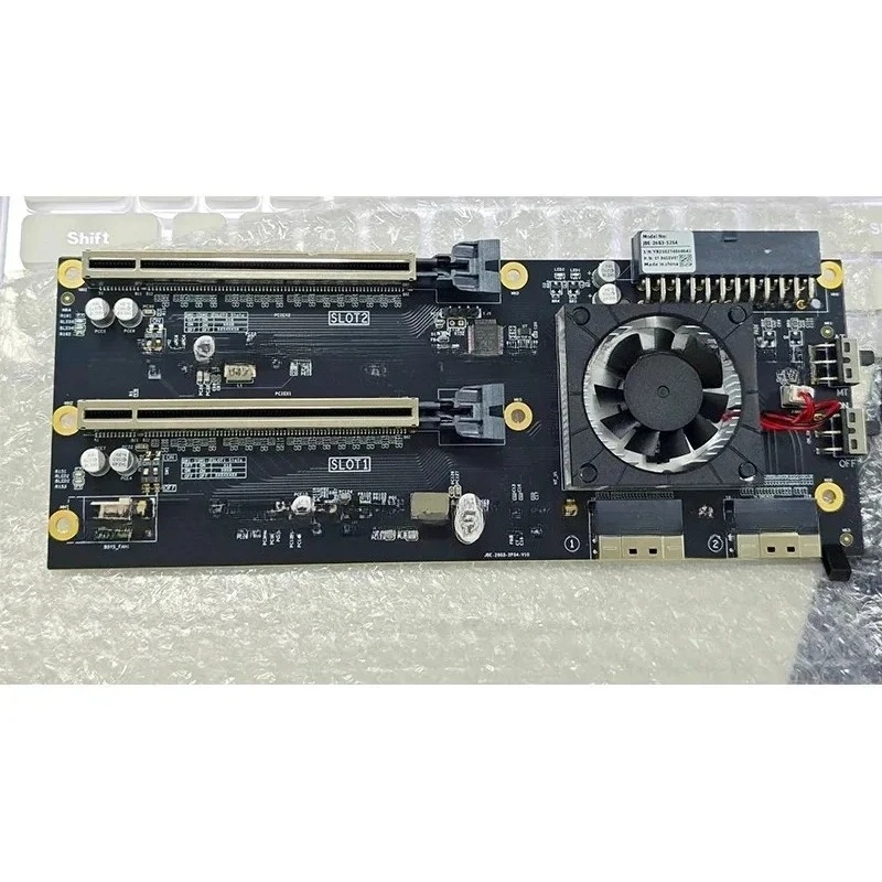 PEX8749 PCIe 3.0 X16 X8 Dual Wide Dual Slot GPU Holder ATX Power Supply Desktop PC Expansion Card