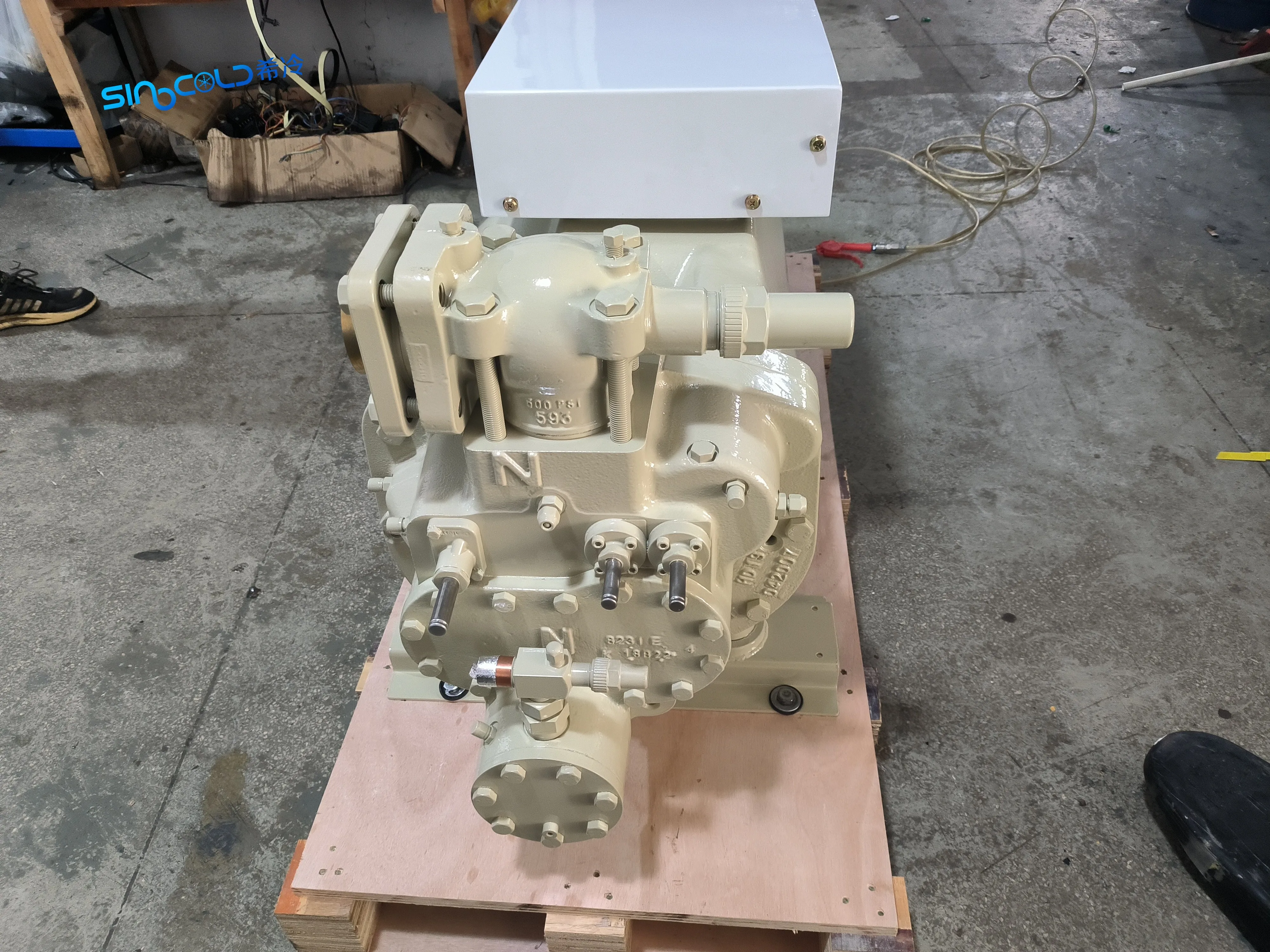 OEM Винтовой полугерметичный компрессор HVAC CHHTON3DKA0N112A 3PH 380 В 60 Гц R134A R513A