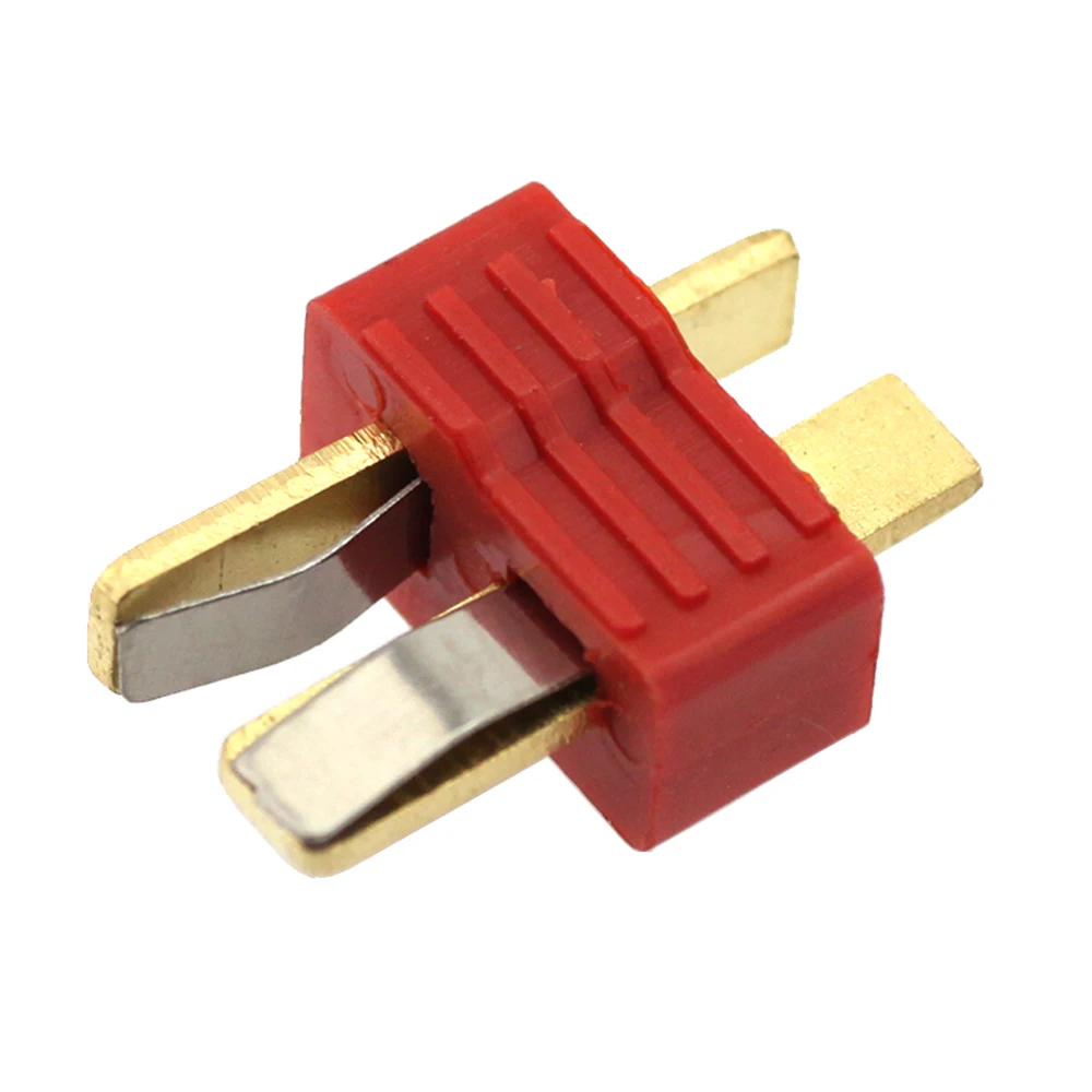 20pcs T Plug Connector Anti-skidding Deans Female & Male For RC Lipo Battery ESC Motor Airplane Helicopter Car Accessories DIY