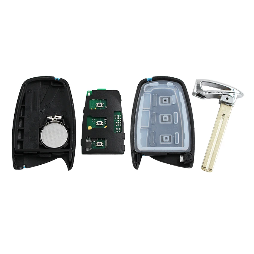 3 Button Remote Car Fob For Hyundai Santa Fe 2012 2013 2014 2015 2016 2017 433Mhz ID46 Chip FCC ID: 95440 2W500 / 95440 2W600